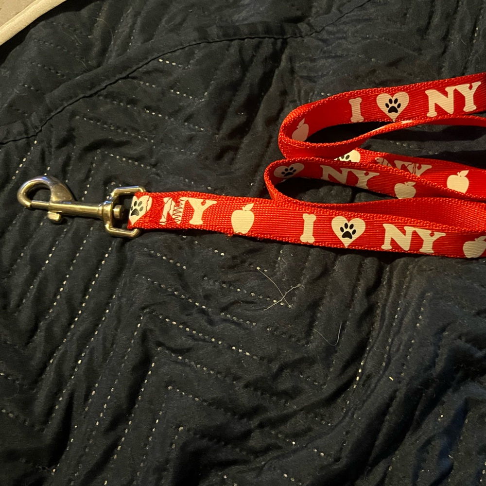 I Love NY Red Dog Leash